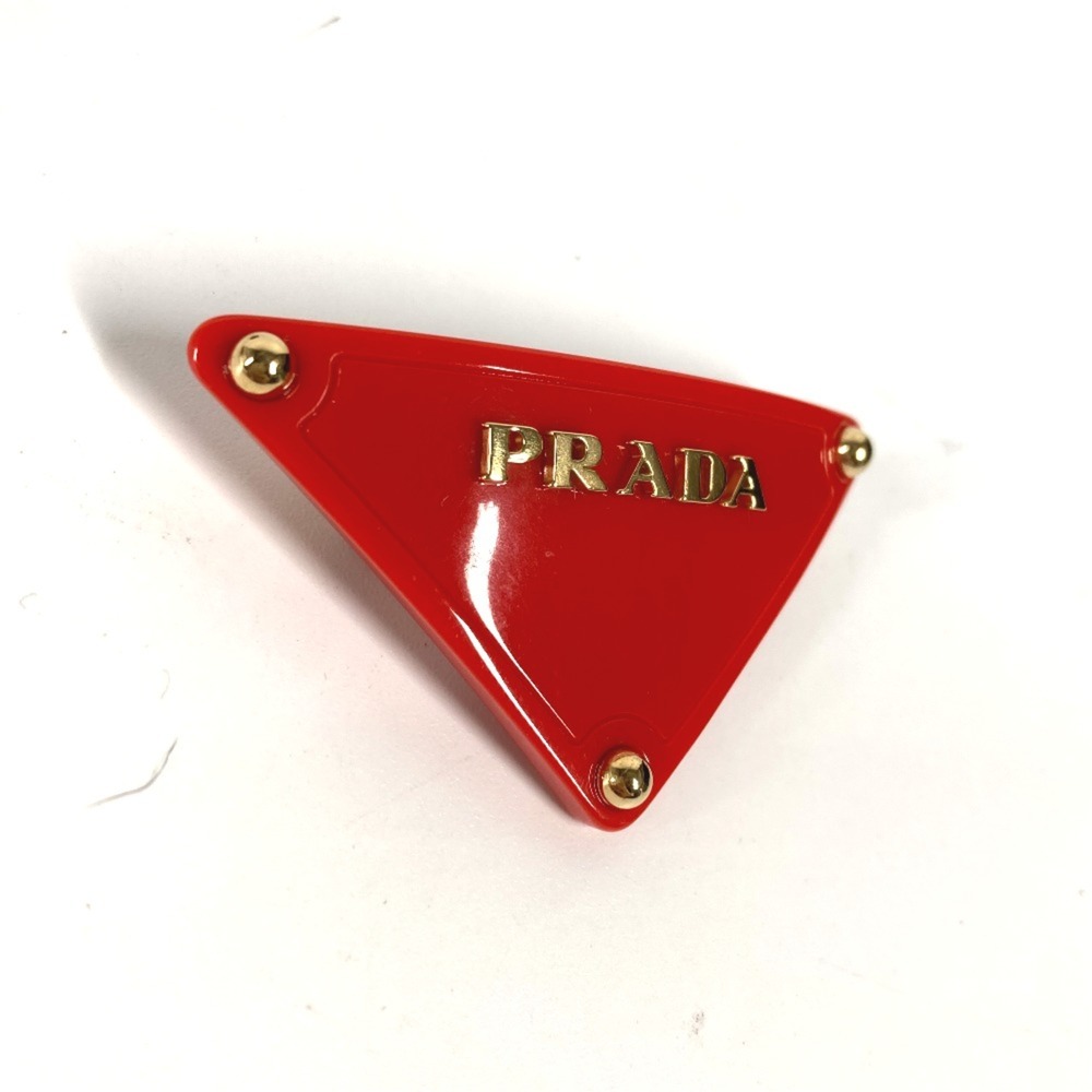 PRADA hair accessories hair pin Valletta Red Gold - Picture 3 of 7